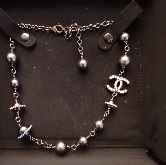 CHANEL Jewelry - CHANEL Celestial black pearl necklace *RARE*